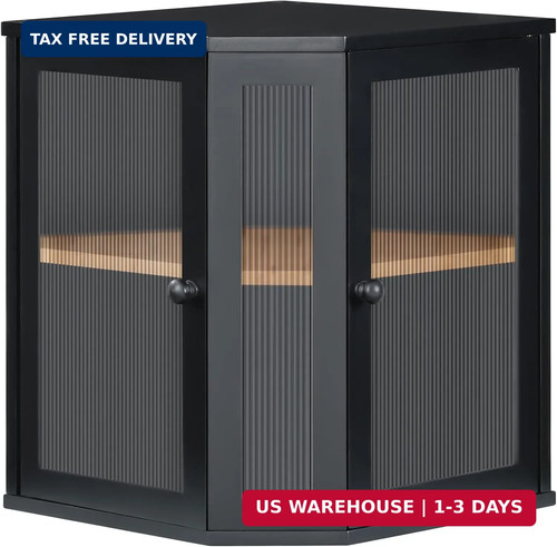 Tier corner bamboo bread box - bamboo,