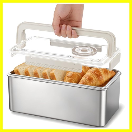 Bread box stainless - bread, steel