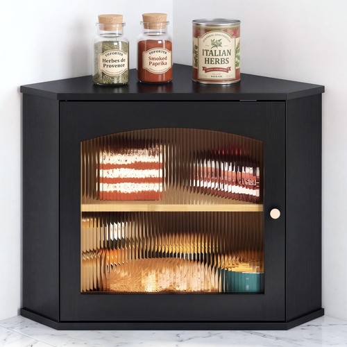 Corner bread box for kitchen - bread,