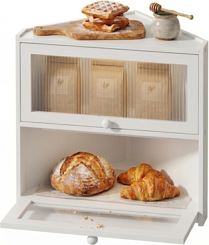 White corner bread box - corner, box,2