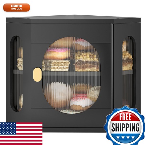 Tqqdci corner bread box bamboo - corner,