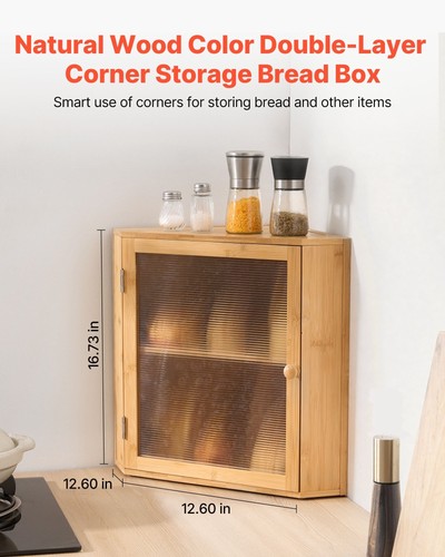 Corner bread box for - box, kitchen