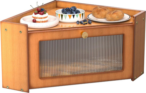 Corner bread box - bread, kitchen