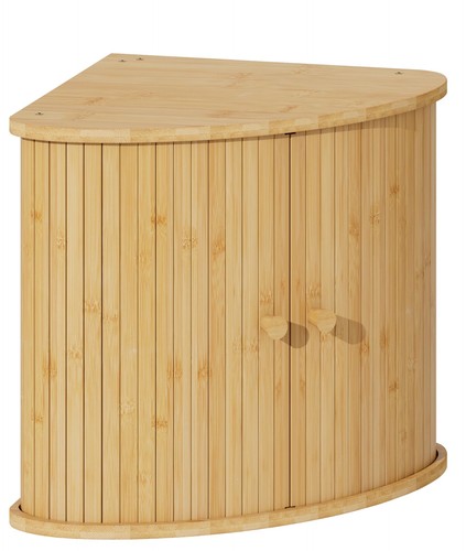 Corner bread box for kitchen - corner,