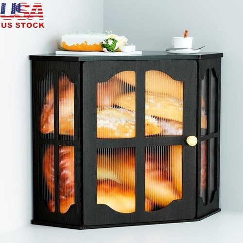 Vintage corner bread box - corner,