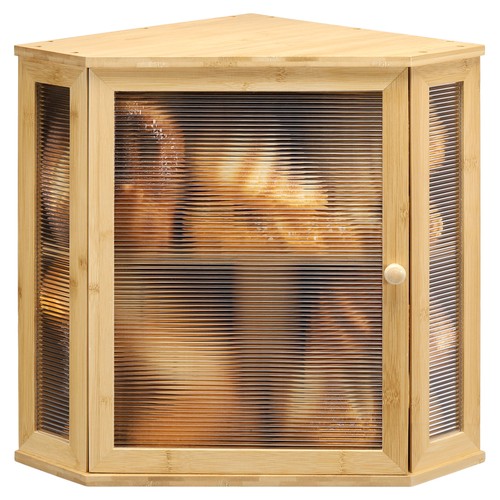 Corner bread box bamboo - bamboo,