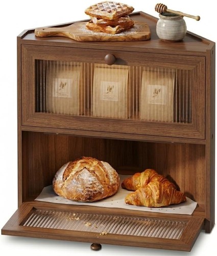 Brown corner bread - corner, tier