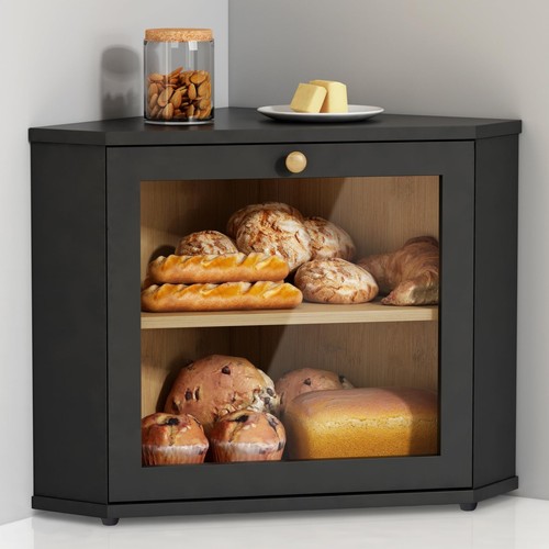 Corner bread box tier - box,